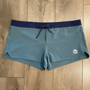 NWOT Roxy Board Shorts Blue Swim Surf Shorts Size XL